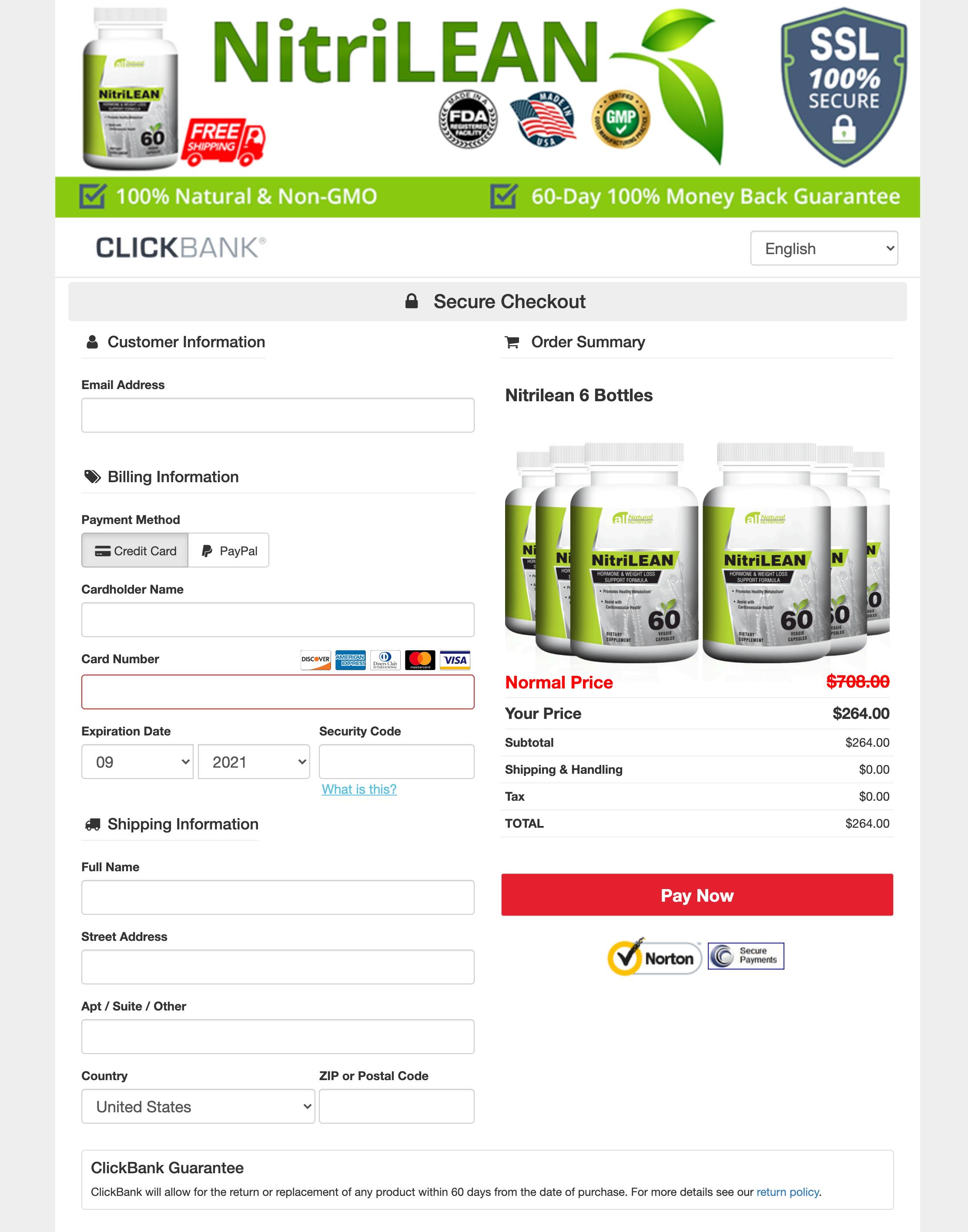 NitriLEAN weight loss supplement